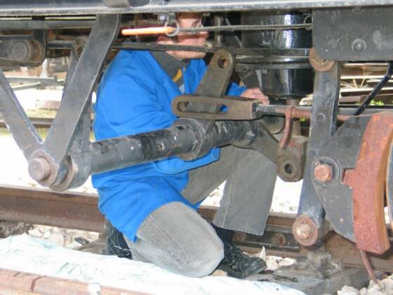 Demontage alte Bremswelle (Gr&ouml;&szlig;e ca. 44 kb)